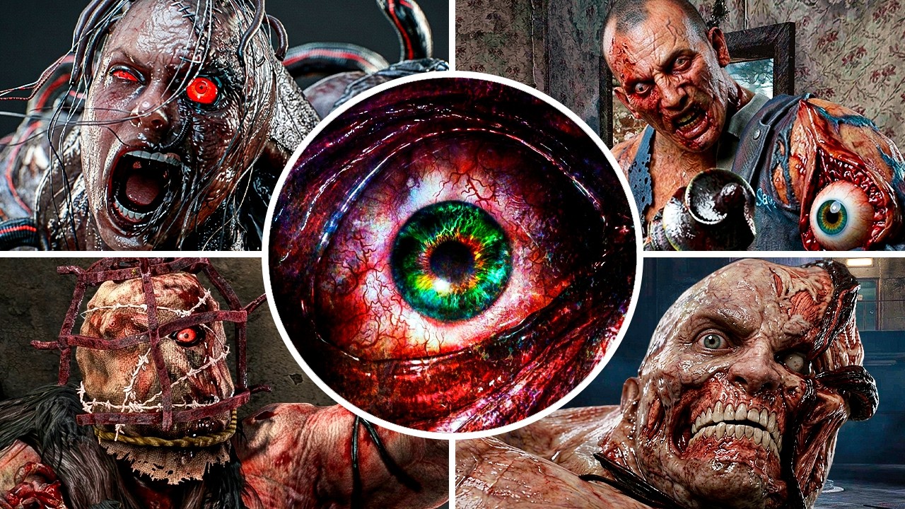 Resident Evil Revelations 2 &ndash; All Boss Fights + Ending (4K 60FPS) No Commentary