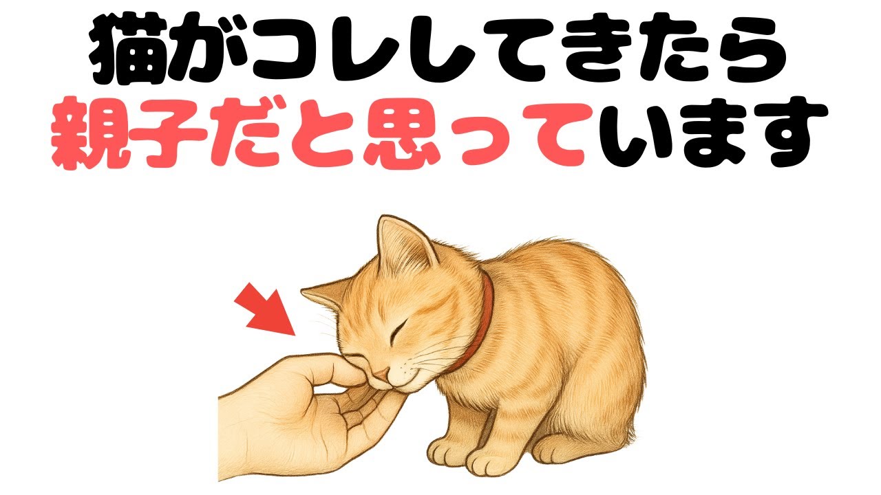 猫の雑学‼【親子みたいな絆】猫が“自分の家族”だと思ってる人にだけ見せる10の行動