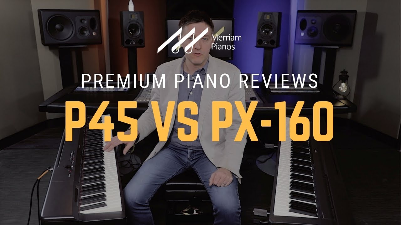 🎹Обзор, демонстрация и сравнение цифровых пианино Yamaha P45 и Casio Privia PX-160🎹