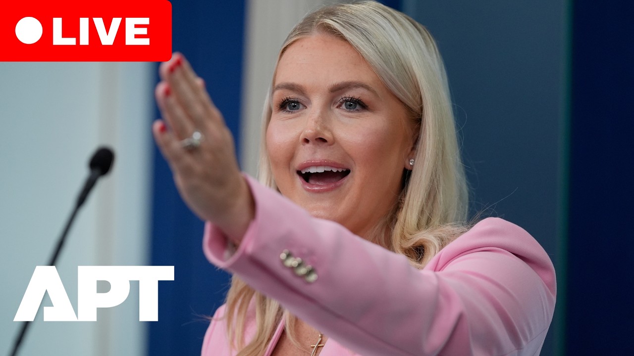 LIVE | WH Briefing: Leavitt Previews Trump's AI Energy Initiative And LA Dodgers Event | APT