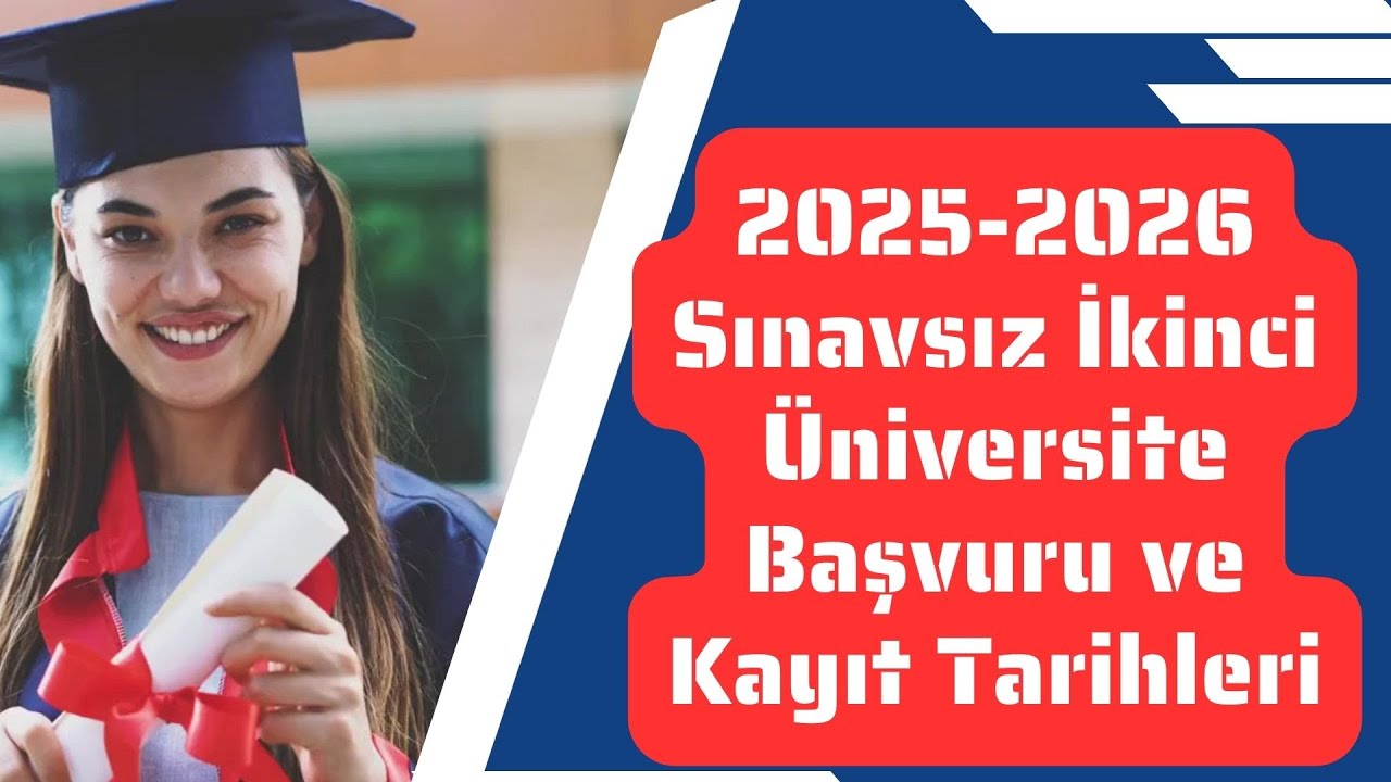 Sınavsız İkinci Üniversite 2025!  Kaçırma Anadolu – Atatürk – Ankara – İstanbul AÖF