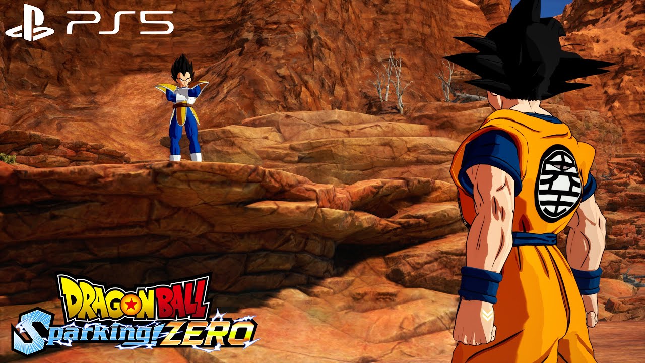 Dragon Ball Sparking Zero PS5 — Бой боссов Гоку против Веджеты (4K 60 кадров в секунду)
