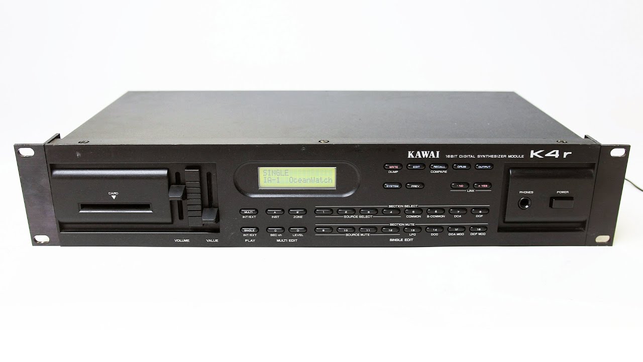 KAWAI K4R (1989) Digital Synthesizer Part 1