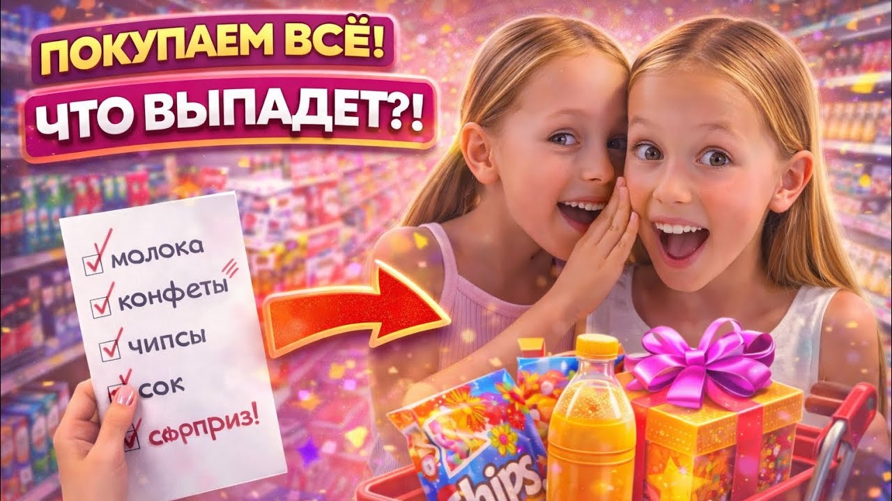 ЧЕЛЛЕНДЖ 1 ЧАСТЬ ПОКУПКА ПРОДУКТОВ