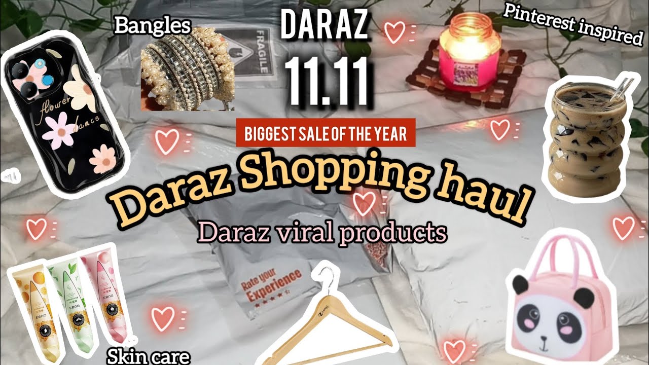 Daraz Shopping haul - Biggest Sale Of The year - 11.11 Daraz Sale