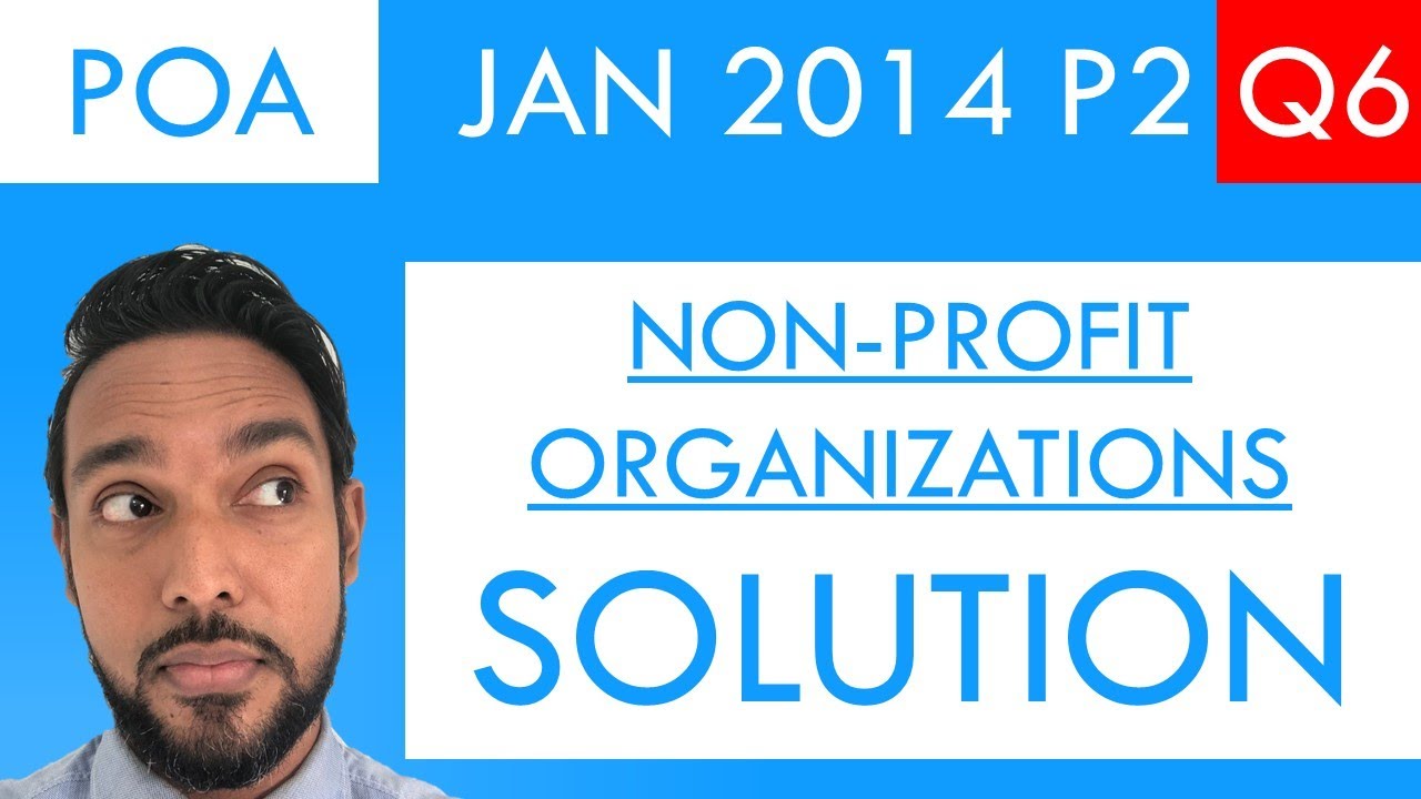 PoA - Jan 2014 P2 Q6 - Non-profit organizations | Subscriptions account | Income and Expenditure a/c