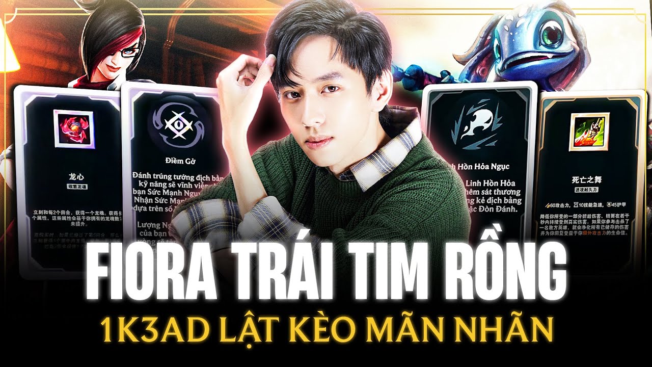 Màn Comeback Gặt Top 1 Với Fiora 1k3 AD Của XiaoChaoMeng 1 Chém 5k Damage Chuẩn Cực Thốn
