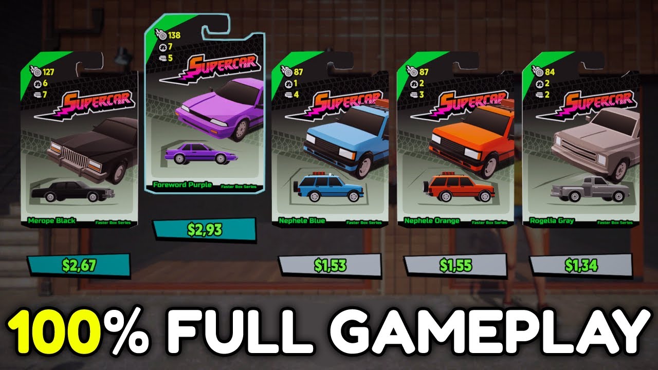 Im Playing 100% of Supercar Collection Simulator