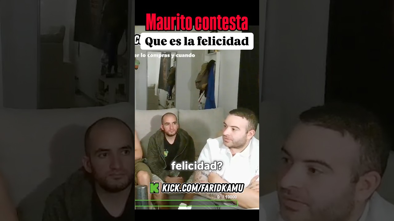 MAURITO STENDEL EXPLICA que es LA FELICIDAD! 