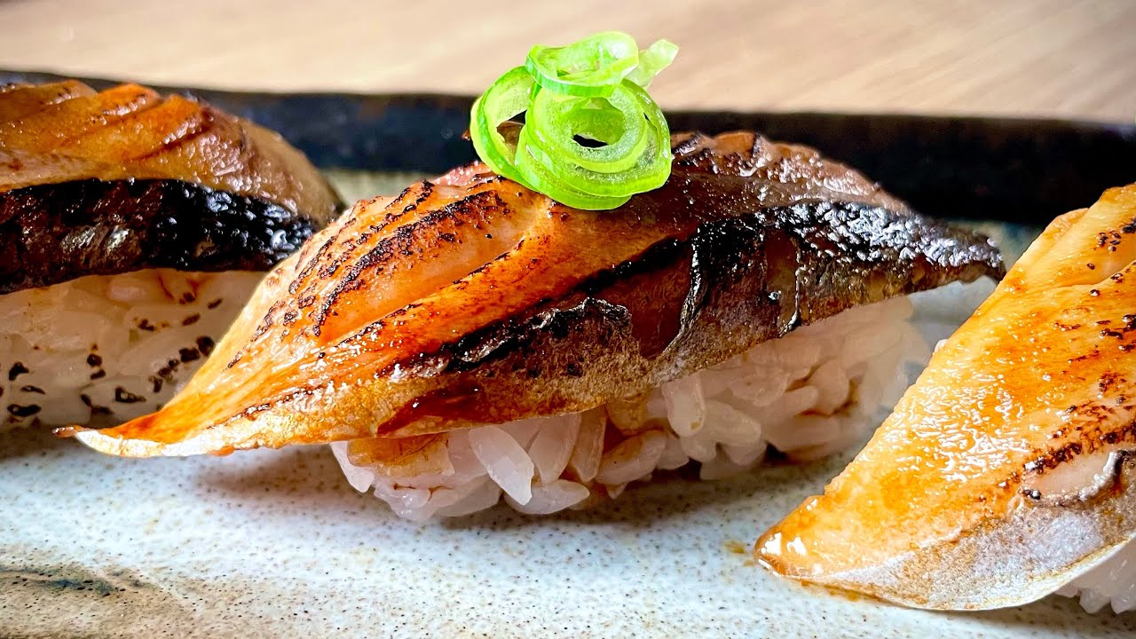 Shime-Saba/Cured Mackerel Nigiri Sushi
