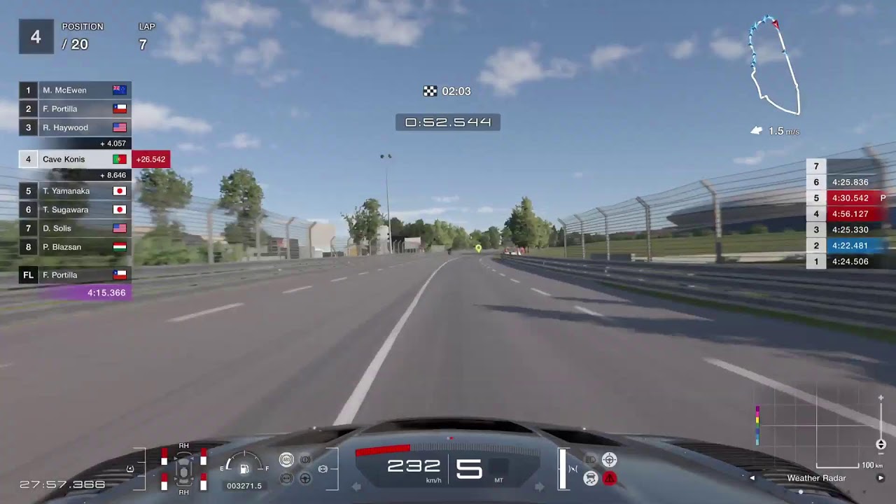 GT7 - WTC - pp700 - Sarthe - 24h Le Mans - 30m - Hard mode - Best Car