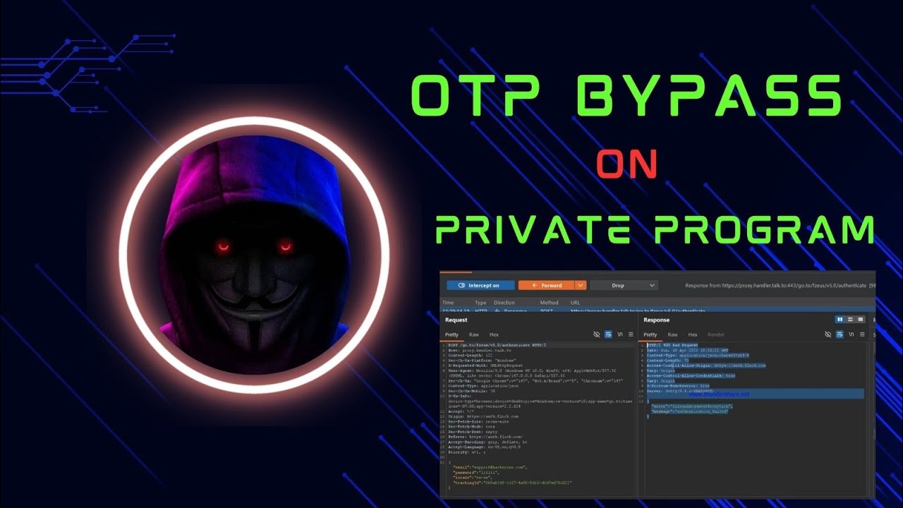 How I Bypass OTP Authentication on Private Program | OTP Authentication Bypass 🚨