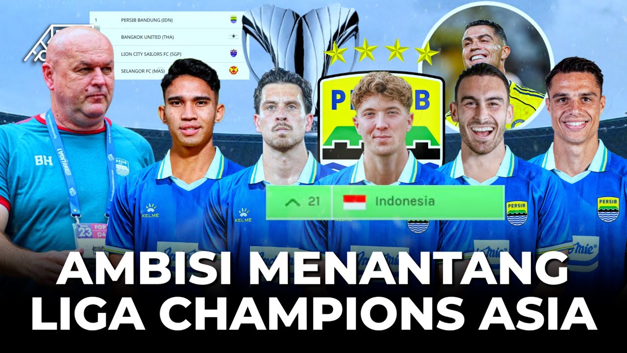 Siapkan Ole Marselino Main di 16 Besar Kunci Taklukkan Raksasa Korea demi Ketemu Ronaldo! Persib