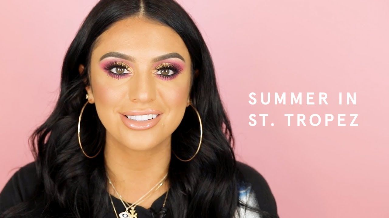 Summer in St. Tropez + Glowing in Greece Palette | Glowy Summer Makeup Tutorial☀️