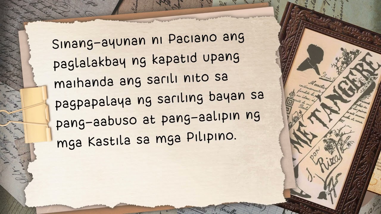 Karagdagang Impormasyon tungkol sa Ikatlong Kabanata ng Noli Me Tangere Ang Hapunan