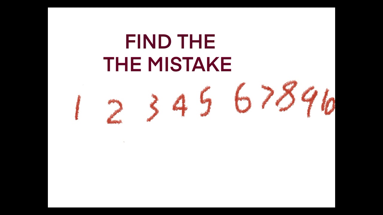 Find the Mistake #Bruhify #lonelysandwich