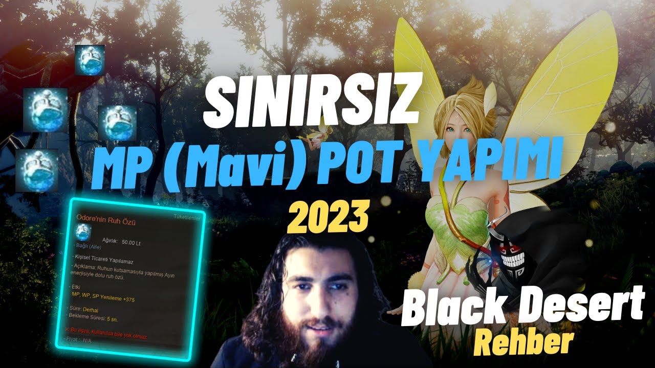 Black Desert Online Sınırsız MP Pot Yapımı | Odore'nin Ruh Özü | STADLER