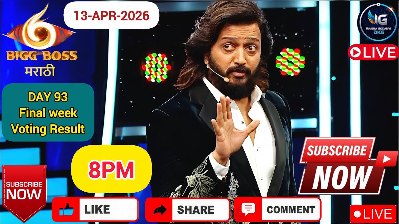 Bigg Boss Marathi Season 6! Voting Result 13-Apr-2026 #jiohotstar #biggbossmarathi