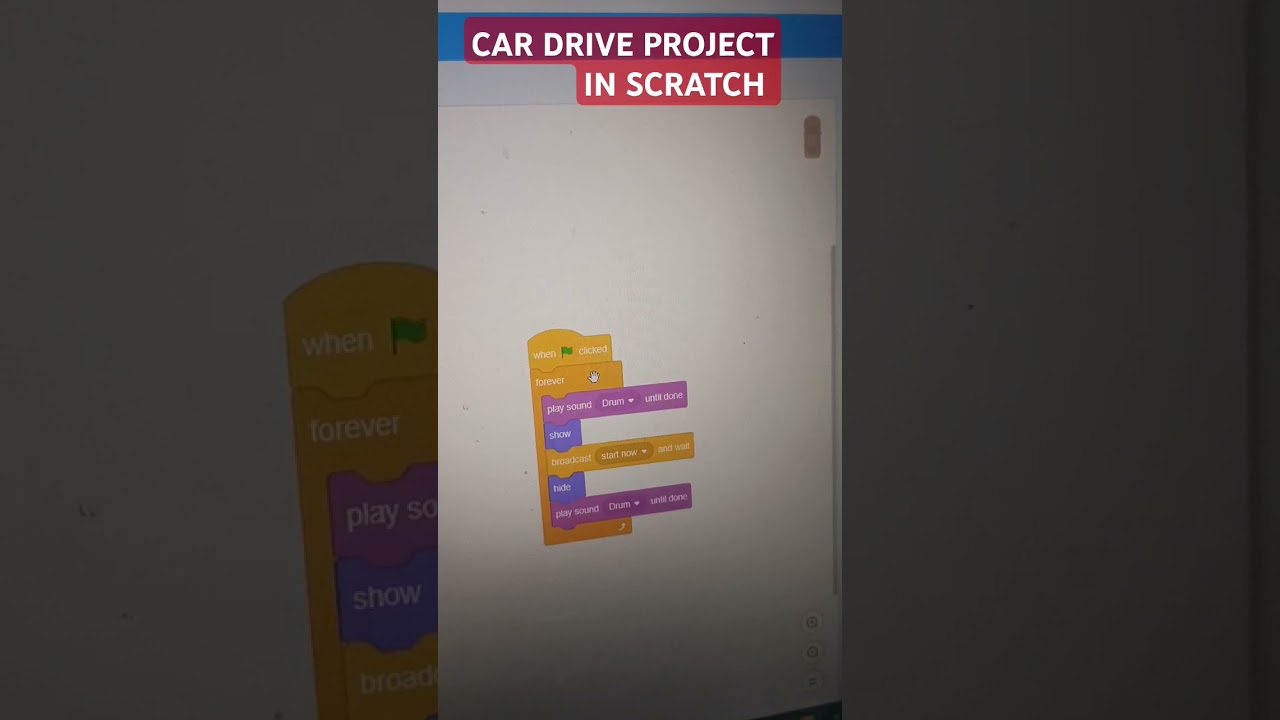 How to Make a Car Driving Game in Scratch! (Easy Tutorial)