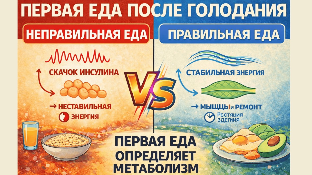 СЕКРЕТ ПРЕРЫВАНИЯ ГОЛОДАНИЯ: Ошибка После 16 Часов, Которая Блокирует Сжигание Жира