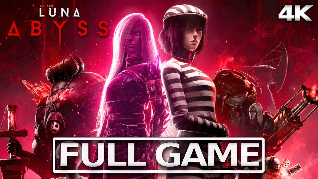 LUNA ABYSS Full Gameplay Walkthrough / No Commentary【FULL GAME】4K 60FPS Ultra HD