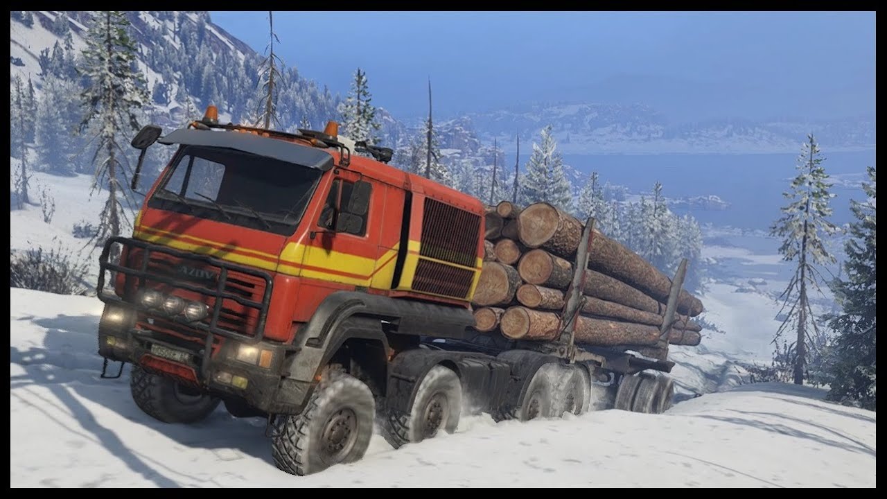 Snowrunner: Long Logs in Kola Peninsula (Strategic Reserve)