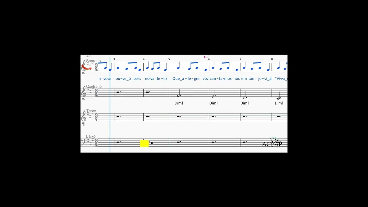 O Canto dos Sinos - Soprano (estudo)