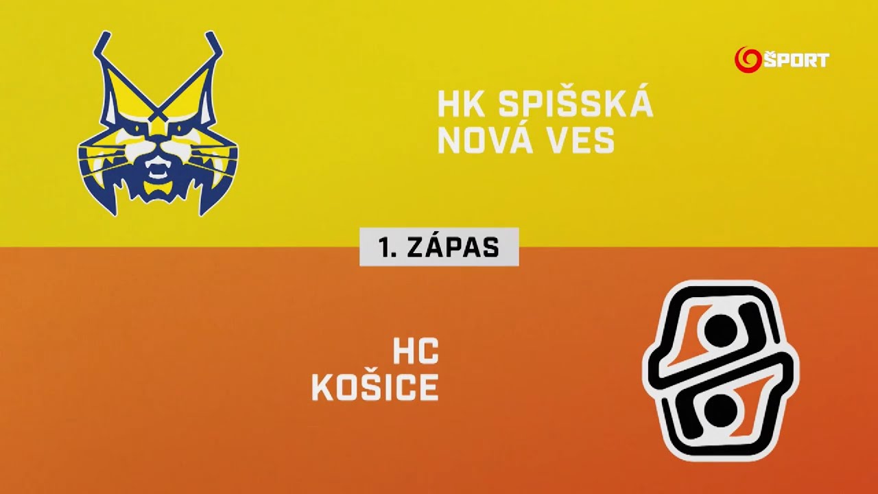 1. zápas semifinále play-off Spišská Nová Ves – Košice 5:4 pp (HIGHLIGHTY)