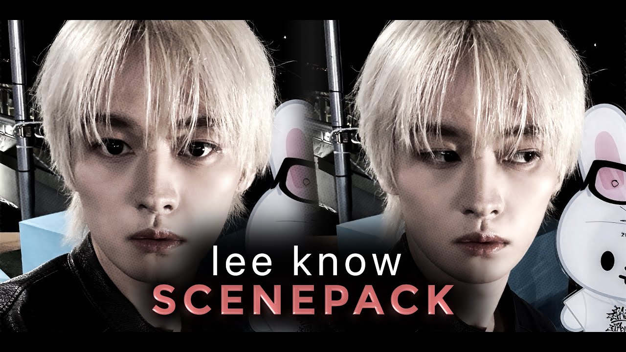 「4k」 lee know blonde hair editing clips | scenepack 