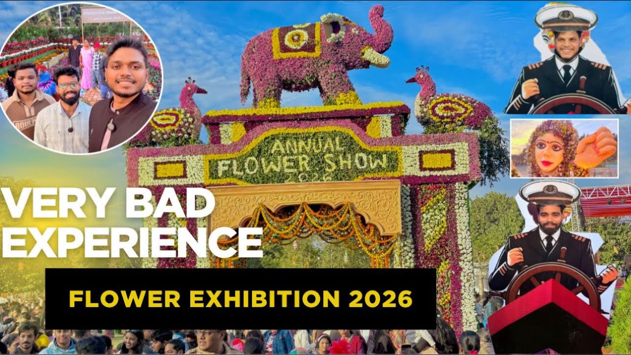 Bhul re flower exhibition dekhibaku paleithili 😅#vlog #funny #comedy #flowers #friends 