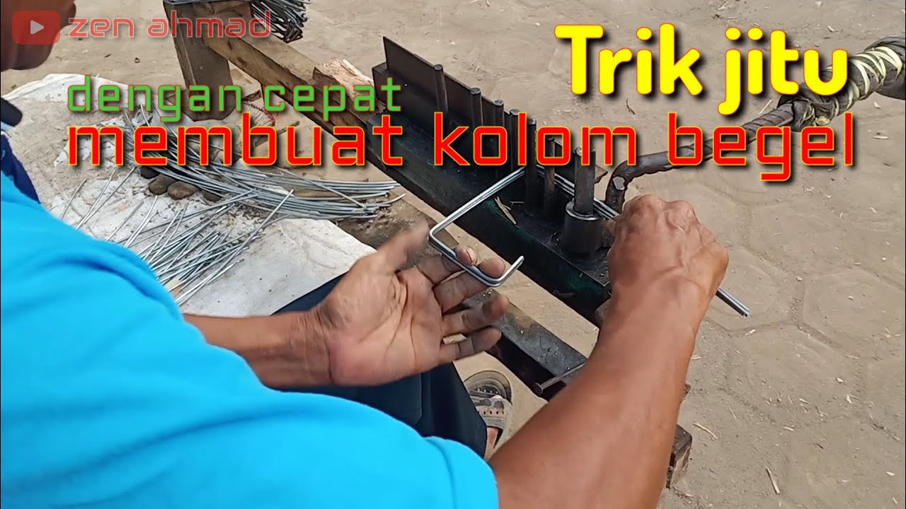 Membuat Kolom Begel Dengan Mudah