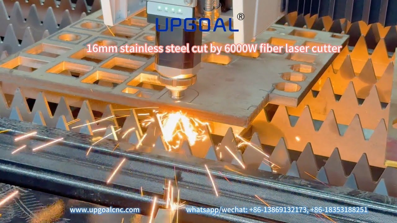 6000W Fiber Laser Cutting Machine for 10-16mm Stainless Steel Cutting
