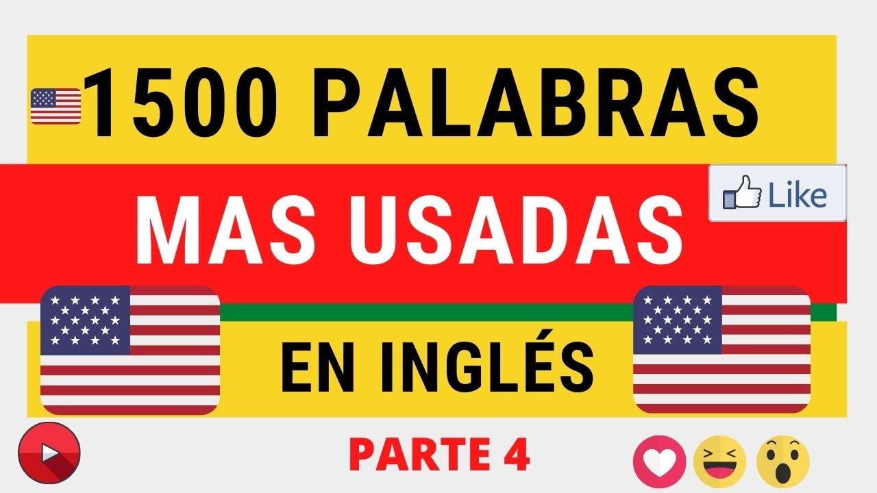►1500 palabras mas usadas en ingles PARTE #4  ingles gratis #cursodeinglesgratis CLIC PARA MAS 🌟