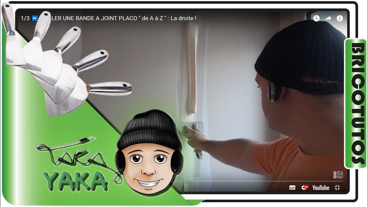 1/3 ⏩ COLLER une bande à joint PLACO 