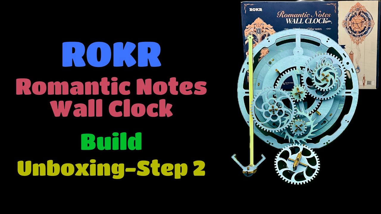 ROKR Romantic Notes Wall Clock: Unboxing-Step 2