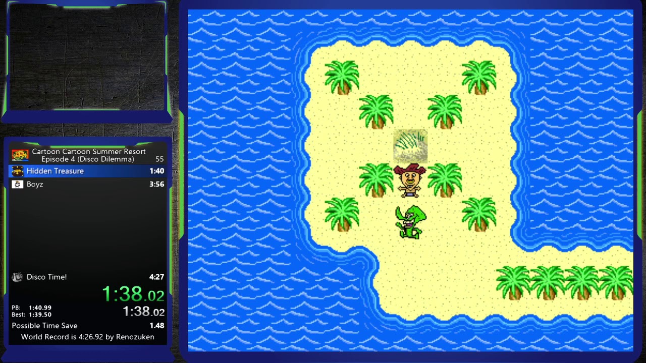 Cartoon Cartoon Summer Resort: Episode 4 (Disco Dilemma) Speedrun in 4:25.670 (Current World Record)
