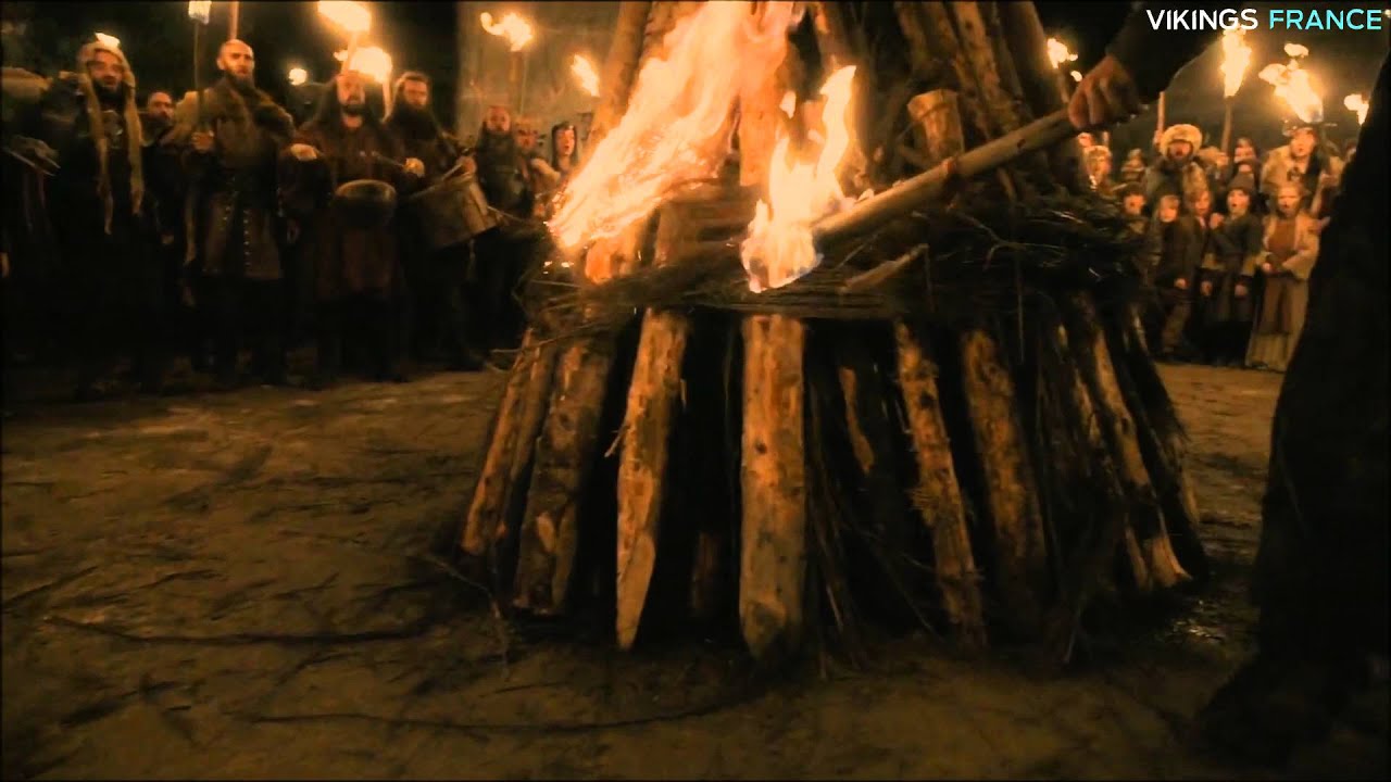 Vikings Celebrate YOL -  Season 4 Episode 4 - HD