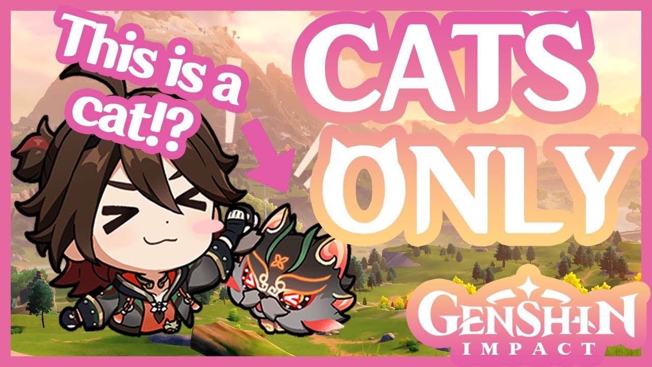 Gaming only!? | Genshin Impact CATS ONLY