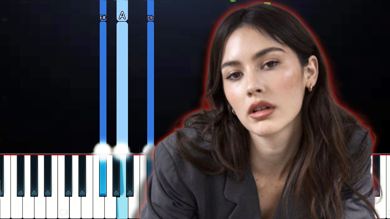 Gracie Abrams - I know it won't work (Piano Tutorial)