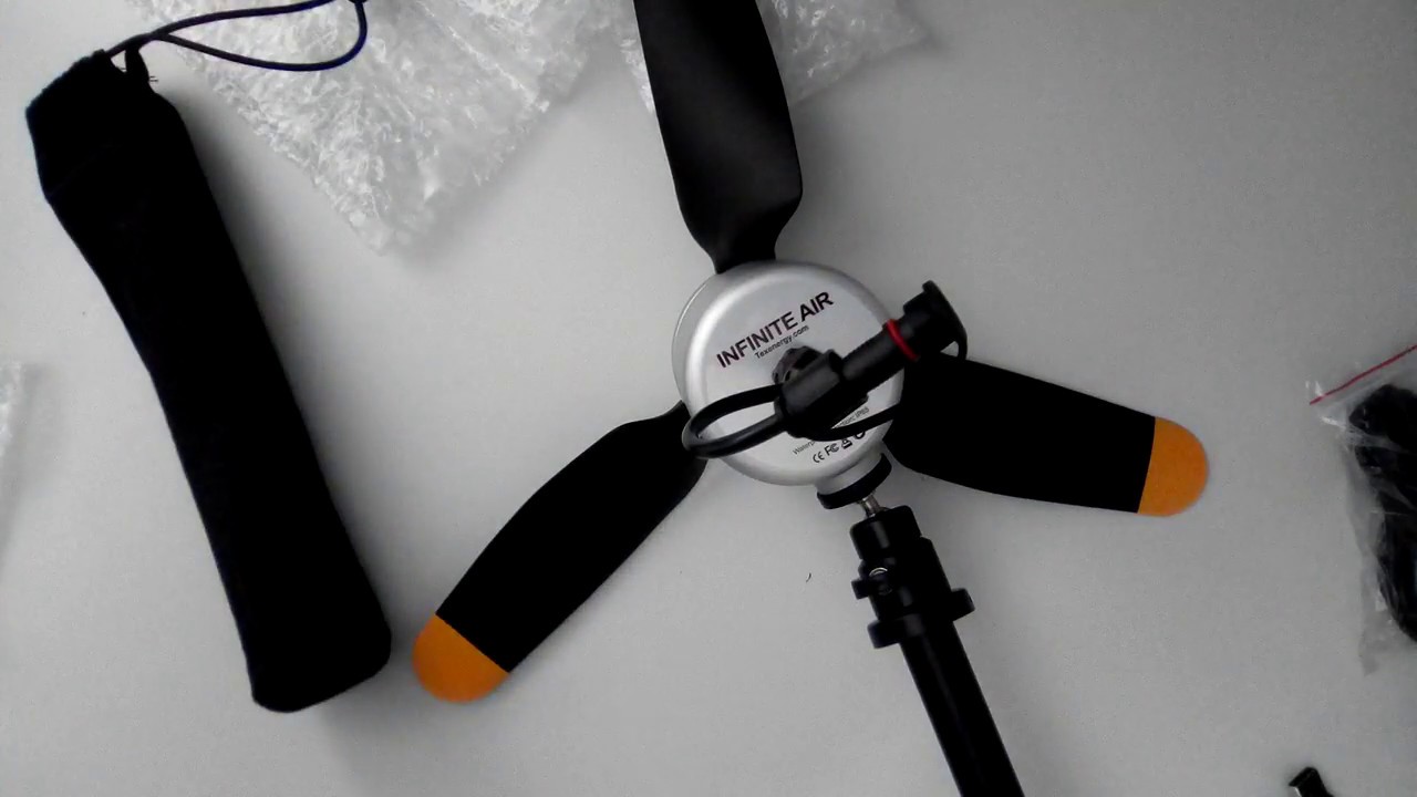 Texenergy Infinite Air, mini pala eolica / USB mini wind turbine, unboxing, montaggio / assembling