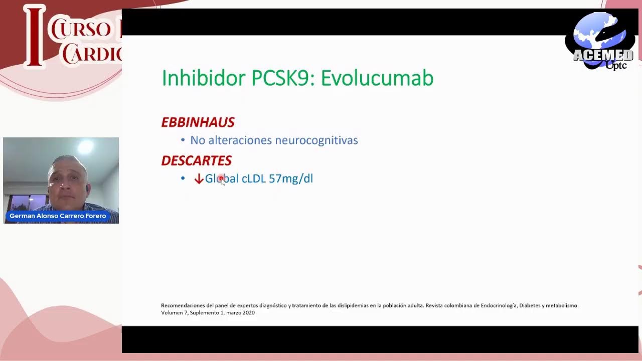 3. TERAPEUTICA: Tratamiento de las hiperlipidemias - Dr. Germán Carrero