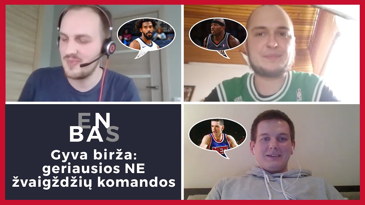 Gyva ENBO birža: geriausios NE žvaigždžių komandos