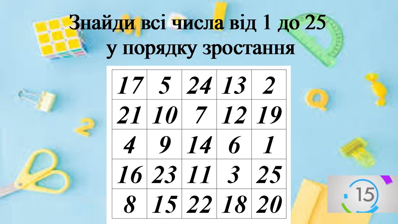 Потренуймо увагу 1