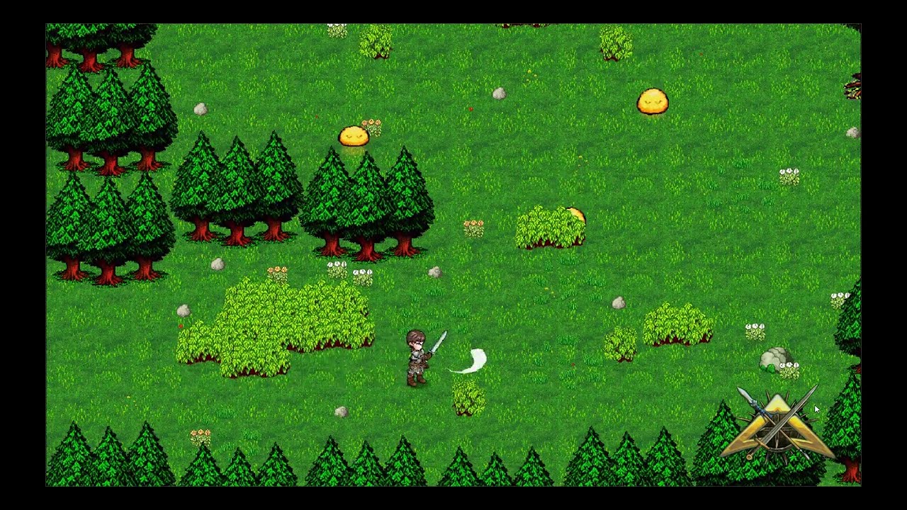 My 2D Engine made with Godot! (showcase1) Hack and Slash style!