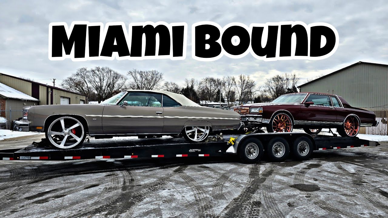 Miami Bound with the cars for top 5 car show!