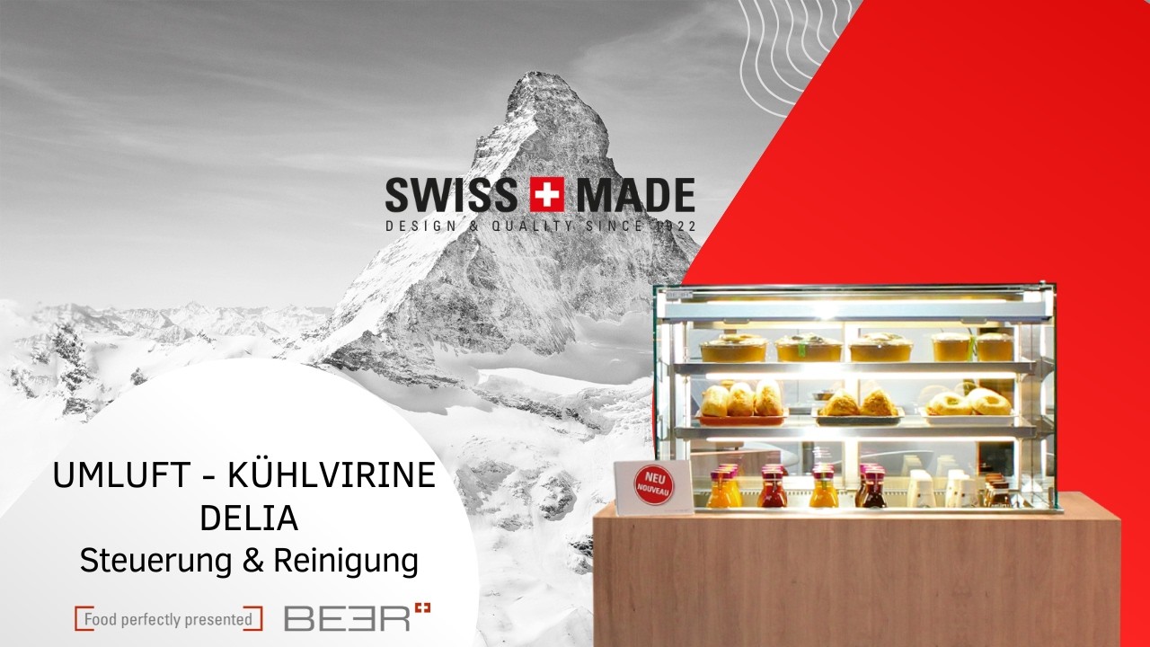 Kühlvitrine Delia - Steuerung & Reinigung