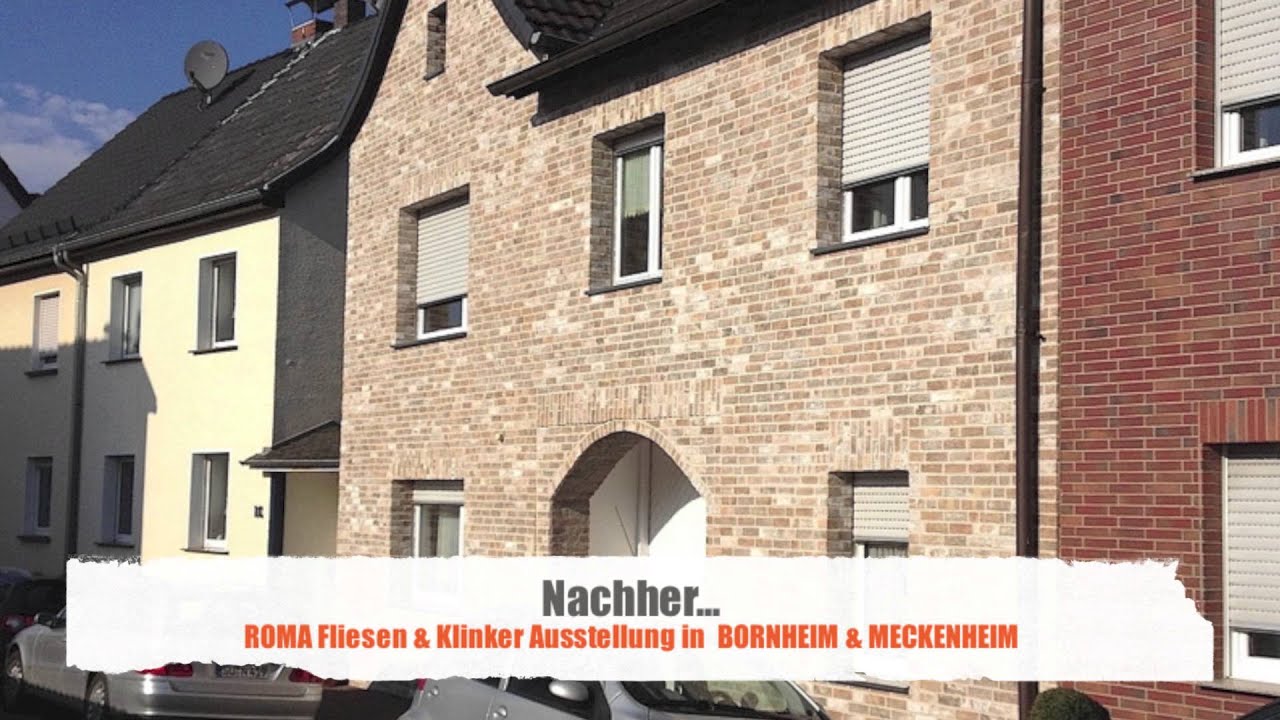 Fassaden Vorher & Nachher - ROMA Fliesen und Klinker