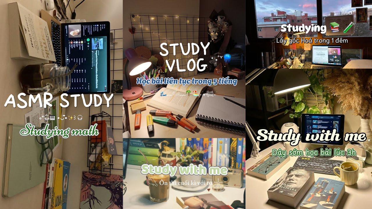 #13 🪼.ೃ࿔ Tổng hợp các video study vlog siêu chill tạo động lực học tập cho bạn ୨୧ 🎐˖°𓇼🌊⋆🫧 /meryl