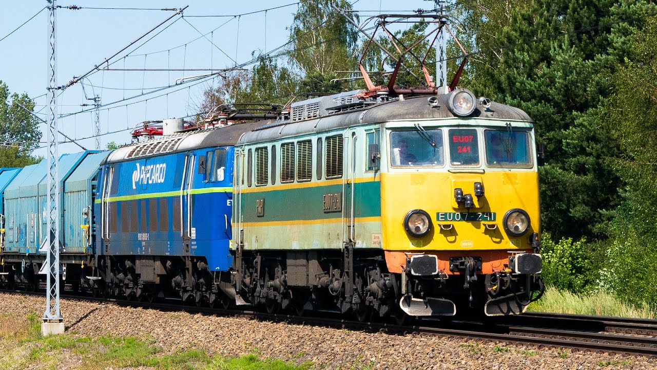 Tamara i dwa duety w Częstochowie (TEM2-281 Tabor Rail & 311D-07 + SM42-2286 & EU07-241 + ET22-662)