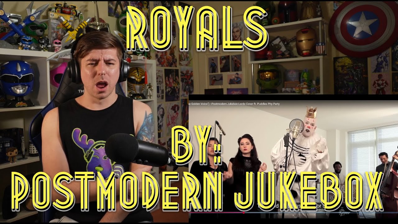SO UNEXPECTED!!!!!!!!!!!! Blind reaction to Postmodern Jukebox - Royals  Ft. Puddles Pity Party